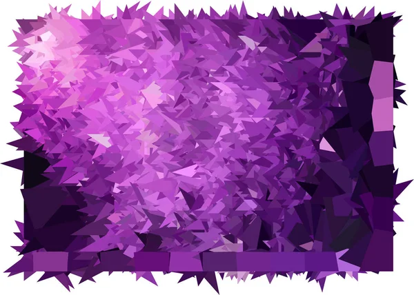 紫のとげのある抽象化 Web サイトの三角形分割の背景パターン — ストックベクタ