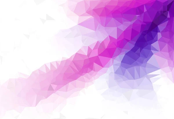Фиолетовая Линия Триангуляции Фон — стоковый вектор