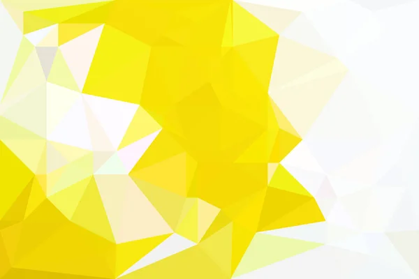 Gelbe Hintergrundtriangulation Cooler Hintergrund Für Webseite — Stockvektor