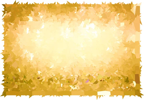 Жовтий Вогонь Тріангуляція Фону Абстракція — стоковий вектор