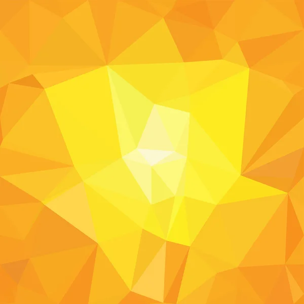 Жёлтый Фон Триангуляции — стоковый вектор