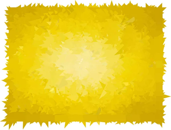 Abstraksi Triangulasi Latar Belakang Matahari Kuning - Stok Vektor