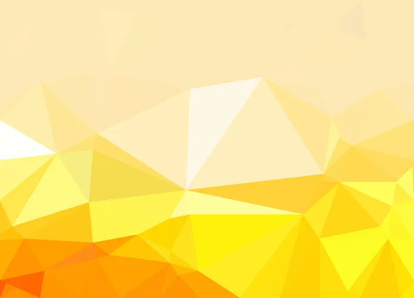 Weiß Gelb Textur Abstraktion Triangulation — Stockvektor