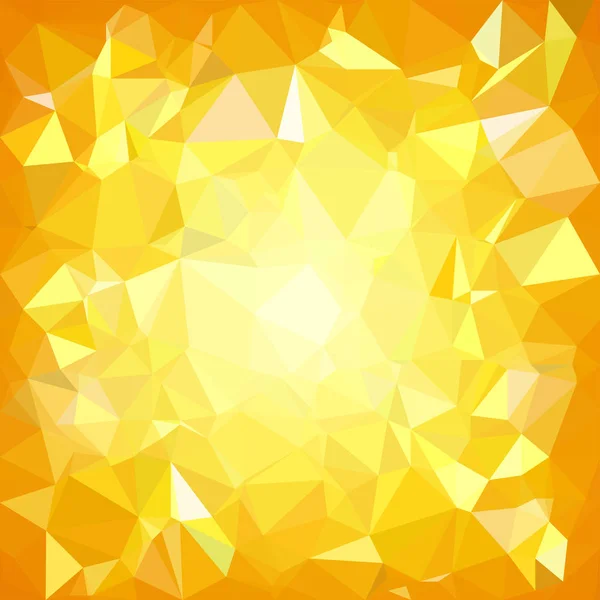 Texture Jaune Feu Soleil Diamants Jaunes Triangulation — Image vectorielle
