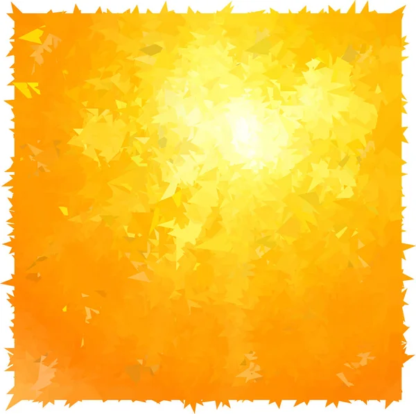 Žlutá Textura Ohně Slunce Žluté Diamanty Triangulace — Stockový vektor