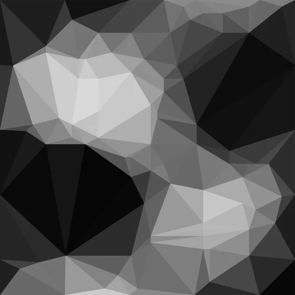 Schwarze Textur Hintergrund Triangulation Kühler Hintergrund — Stockvektor