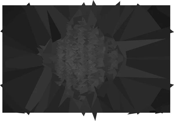 Black Triangulation Cool Background Printing Blanks — Stock Vector