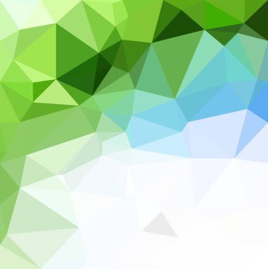 yeşil mavi arka plan üç taraflı kur çevrimi desen, doku soyutlama web sitesi için