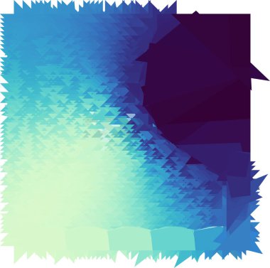 mavi okyanus soyutlama dalgalar deniz, üç taraflı kur çevrimi desen