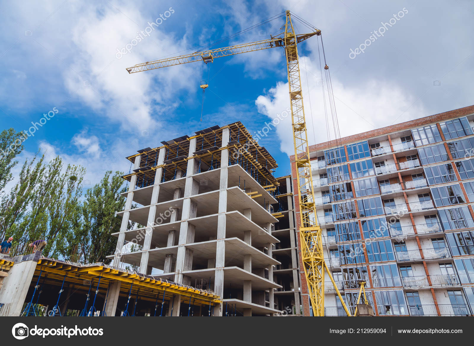 Building Background Taps Fittings Apartment Building Construction Stock  Photo by ©SergANTstar 212959094