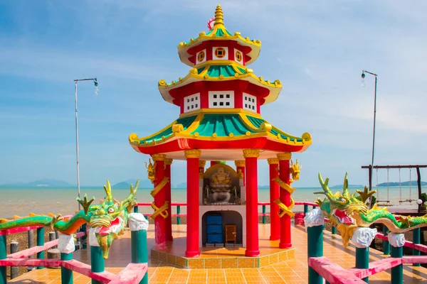 Çin tapınakta renkli: Koh Lanta, Krabi, Tayland, Thailand, Old Town