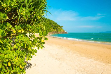 Tropikal güzel plaj içinde Mu Ko Lanta Milli Park alanında Koh Lanta Island, Krabi