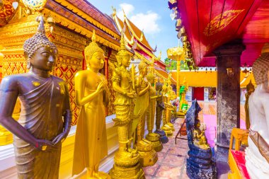Altın Buda, Wat Phra Bu DOI Suthep Tapınağı Chiang Mai, Tayland