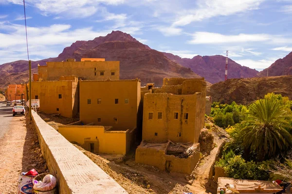 Todgha Gorge is canyon in Atlas Mountains, near Tinghir, Morocco — Stock Photo, Image