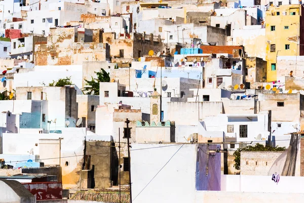 Hermosa Vista Medina Color Blanco Ciudad Tetuán Marruecos África —  Fotos de Stock