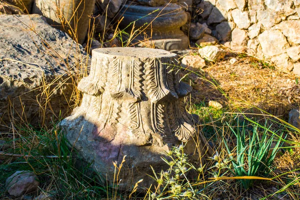 Antické římské město Volubilis, Meknes, Unesco světového dědictví lokality, Maroko — Stock fotografie