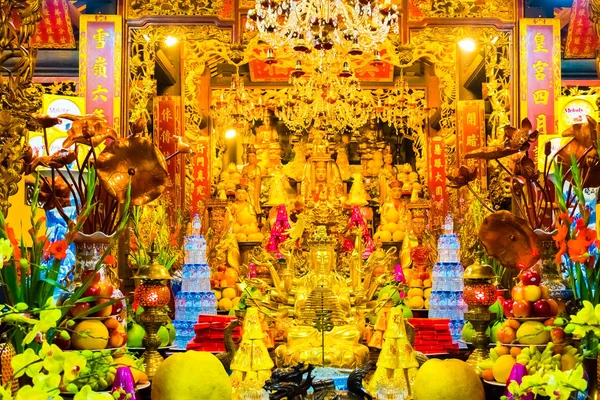 Altar Mayor Pagoda Del Pilar Único Hanoi Vietnam — Foto de Stock