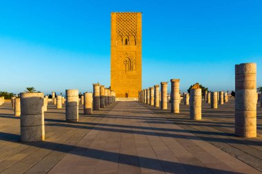 Tousand yaşında kule, Hassan'ın başkenti Rabat Unesco, Fas Afrika