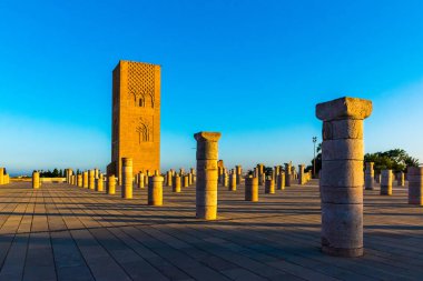 Tousand yaşında kule, Hassan'ın başkenti Rabat Unesco, Fas Afrika