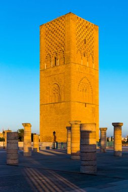 Tousand yaşında kule, Hassan'ın başkenti Rabat Unesco, Fas Afrika