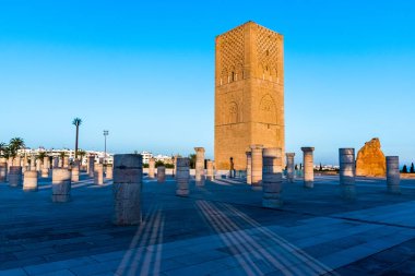 Tousand yaşında kule, Hassan'ın başkenti Rabat Unesco, Fas Afrika