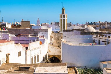 Beyaz renk Medine o Tetouan Şehir Fas Afrika güzel görünümü