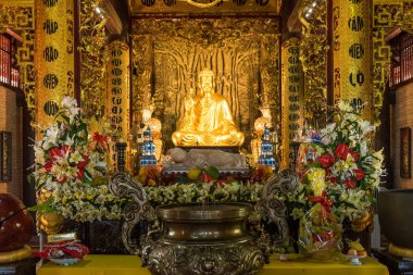 Hu Quoc Pagoda, Beautiful Budist Tapınağı, Phu Quoc Adası, Vietnam