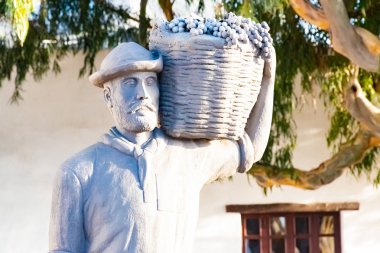 Bodega La Geria - şarap üzüm bağları en çok ziyaret edilen, Lanzarote, Kanarya Adaları, İspanya birinde