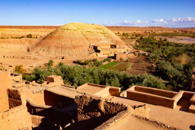 Güzel eski eski şehir AIT Benhaddou yakın Ouarzazate, Atlas, Fas