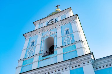 St. Michaels altın kubbeli Manastırı, klasik parlak, Katedral, Ukrayna, Kiev Katedrali kubbeler altın kubbeler