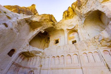Antik kilise, Kapadokya 'nın en büyük kaya Manastırı, Türkiye