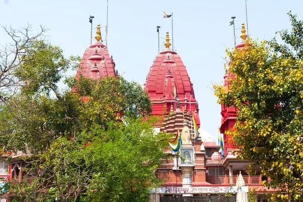 Delhi, Inde, 30 MAR 2019 - Le temple de Laxminarayan est un temple à Delhi, en Inde — Photo