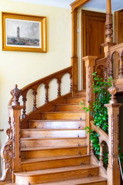 Radun, Çek Cumhuriyeti, 7 Nisan 2019 - Opava yakınlarında bulunan Radun Kalesi'nin içi