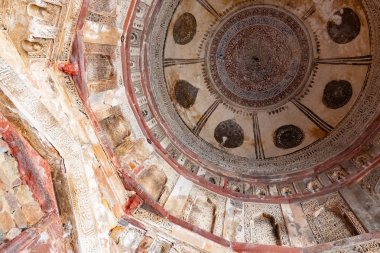 Hindistan, Yeni Delhi, Sheesh Gumbad, 30 Mar 2019 - Lodhi Hanedanı'nın son soyundan Sheesh Gumbad mezarı, Lodi Gardens şehir parkında yer alan