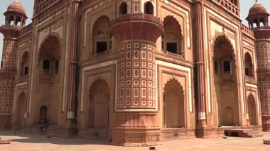 Yeni Delhi Safdarjung Mezarı, Hindistan, 4k görüntüleri video