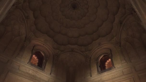 インド、ニューデリーのサフダルジュンの墓、4k映像ビデオ — ストック動画