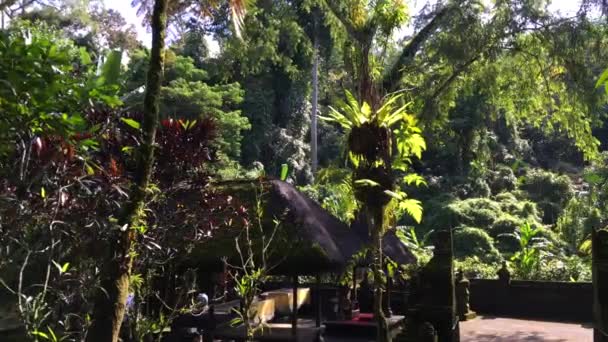 Pura Luhur Batukaru Temple on Bali, Indonesia, 4k footage video — Stock Video