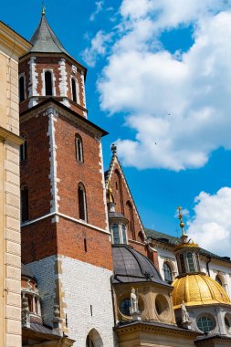 Katedral, Krakow, Polonya ile bir Wawel kale manzarası