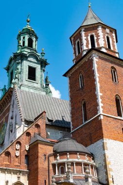 Katedral, Krakow, Polonya ile bir Wawel kale manzarası
