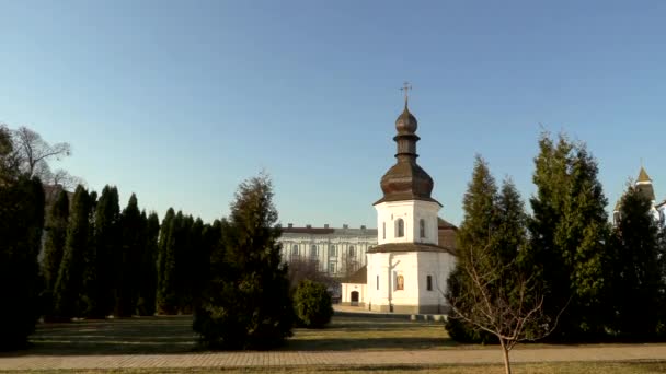 Saint Michael pozłacany Katedra prawosławna w Kijowie, Ukraina, wideo materiału 4K — Wideo stockowe