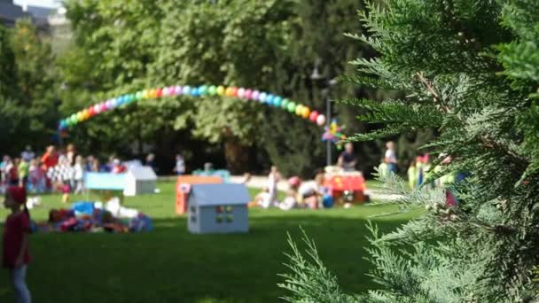 Quelqu'un regarde les enfants des buissons — Video