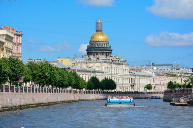 Rusya, St. Petersburg Yaz saati manzaralı