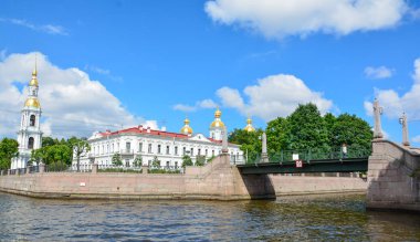 Rusya, St. Petersburg Yaz saati manzaralı