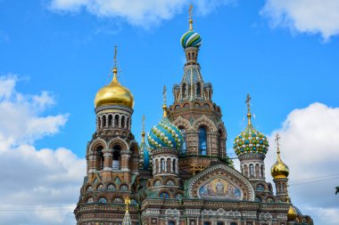 Savior dökülen kanın Saint Petersburg, Rusya'nın ünlü kilise