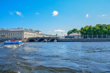 Rusya, St. Petersburg Yaz saati manzaralı