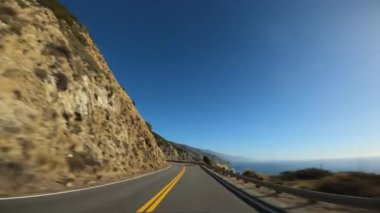 Big Sur California Cabrillo Otoyolu 1. Sahil Yolu, Pov Güney