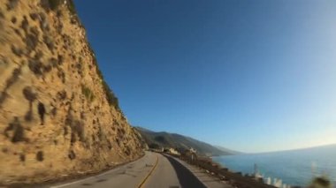 Big Sur California Cabrillo Otoyolu 1. Sahil Yolu, Pov Güney