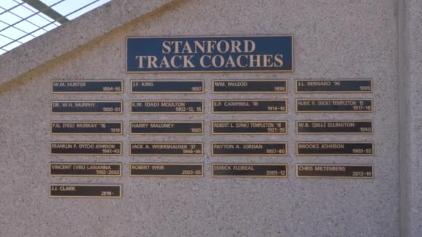 Consiglio di amministrazione all'università. Stanford USA gennaio 2020 — Video Stock