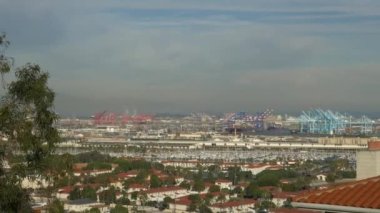 Aşırı sıcak hava Long Beach California Limanı Ocak 2020