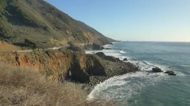 大苏尔公路第1号加州西海岸 — 图库视频影像